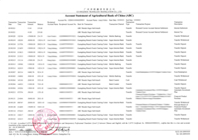 農業(yè)銀行流水賬單翻譯成英文的樣本圖